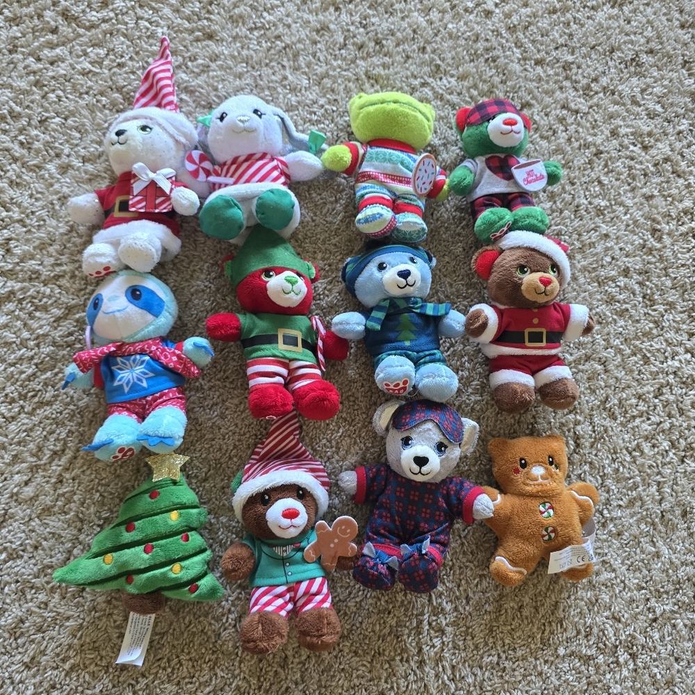 Christmas Mini Build‎ A Bear stuffed animals Plush Advent Calendars